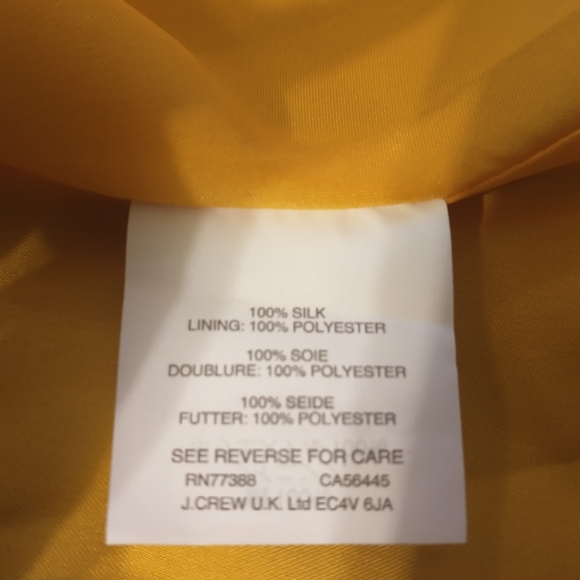 Madewell 100% Silk Yellow Flora "BellaDonna" Dress Size (XS) - Picture 7 of 8